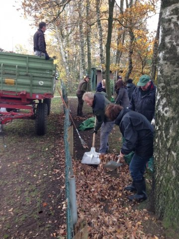 Platz- und Huettenreinigung Herbst 2017